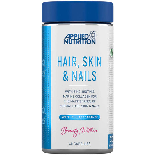 Applied nutrition Hair, Skin & Nails 60 Capsules - 30 Servings - Gluta