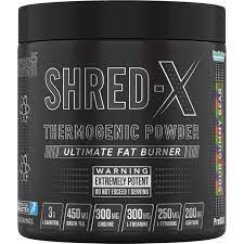 Applied Nutrition Shred X Thermogenic, Sour Gummy Bear, 30 Serving - Gluta